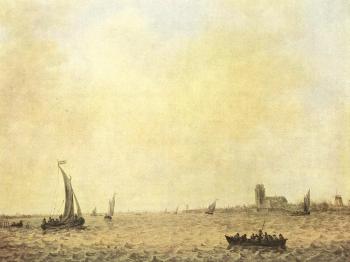 Jan Van Goyen : View of Dordrecht from the Oude Maas